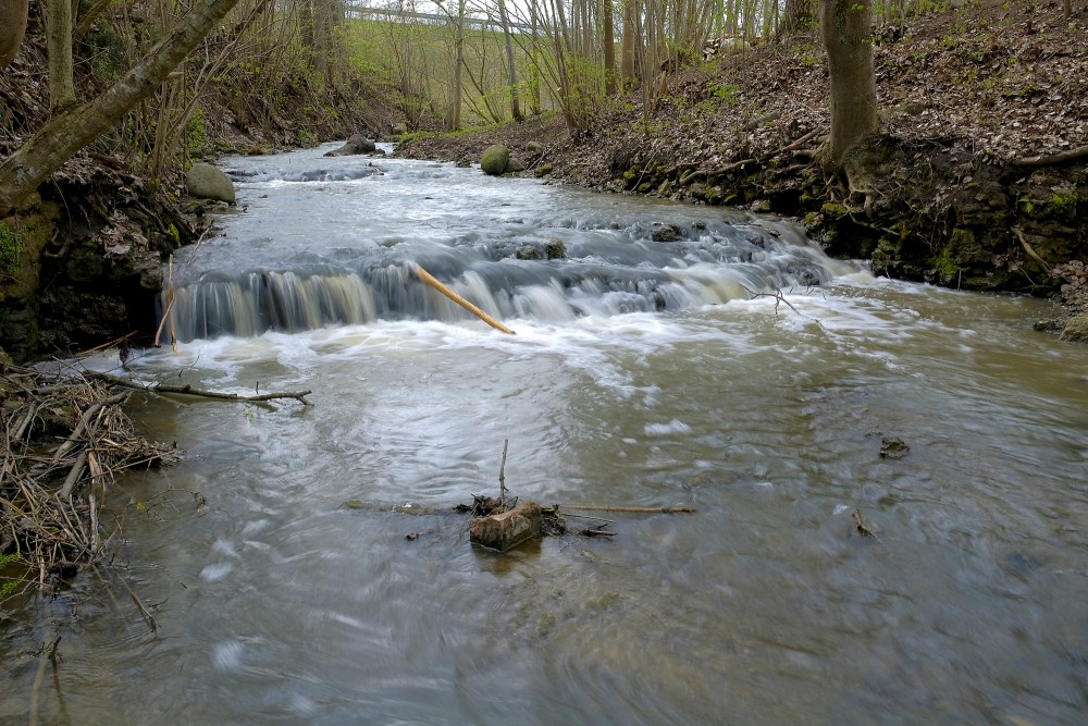 Bukupe Waterfall in Spring