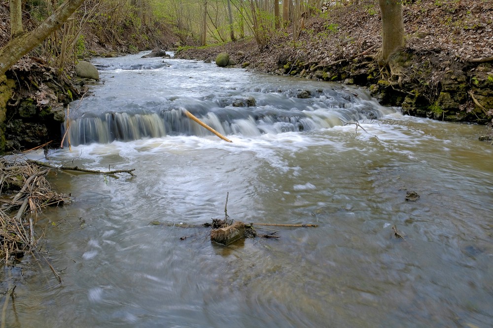 Bukupes ūdenskritums pavasarī Bukupes ūdenskritums pavasarī