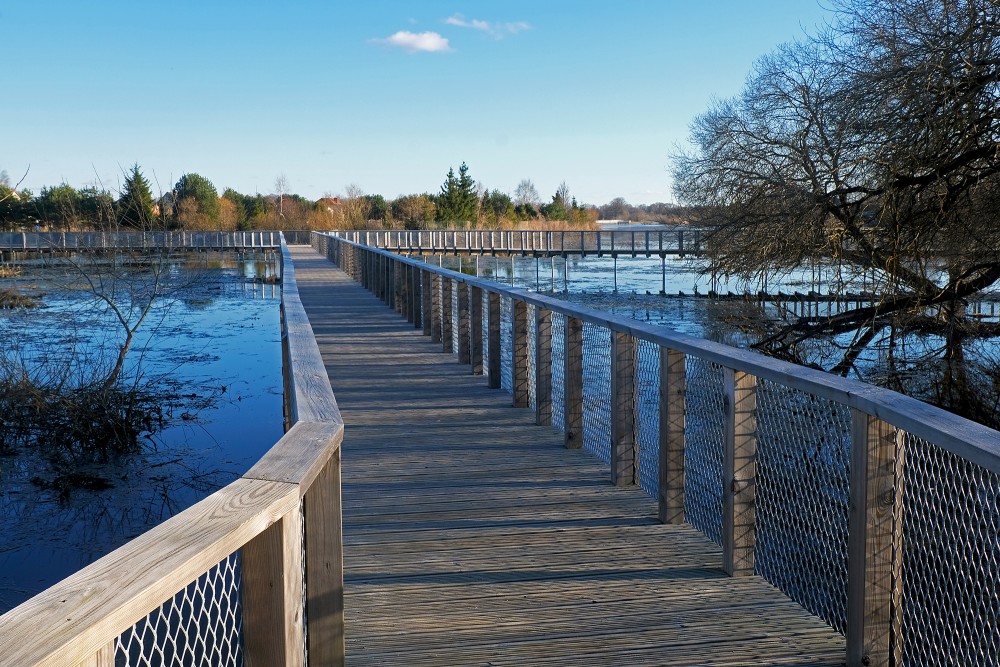 Miezīte Pond Footbridge near Vītoli Road