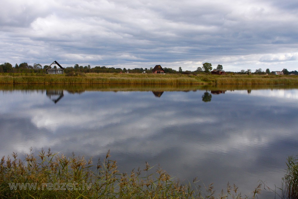 River Venta landscape, Latvia