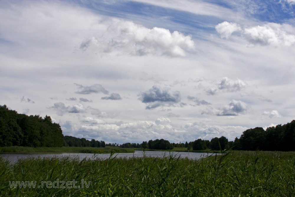 River Venta landscape, Latvia