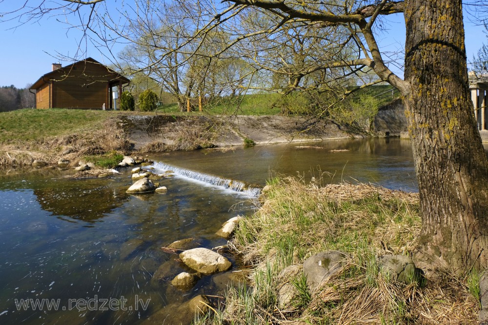 River Tervete Outflow from Tervete Reservoir