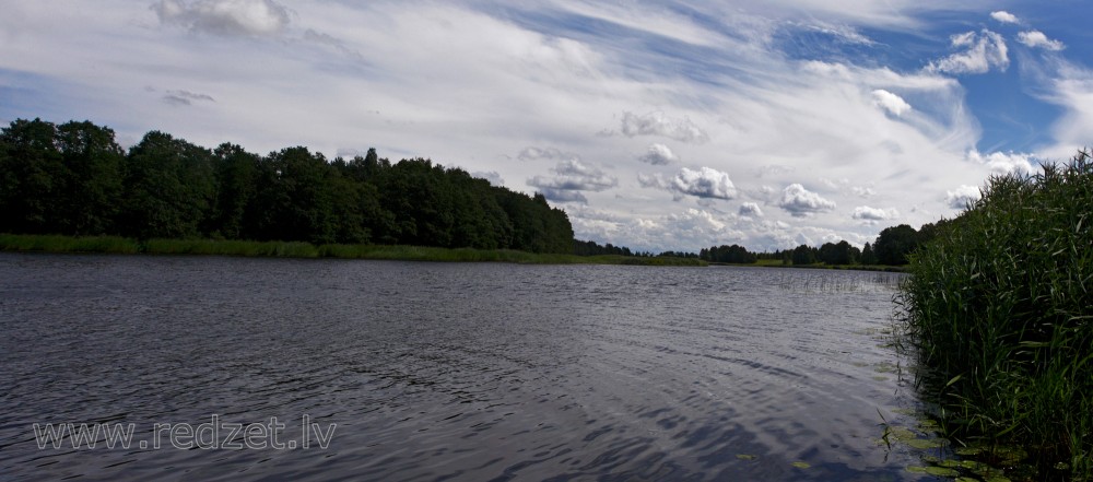 Panorama Venta river, Latvia