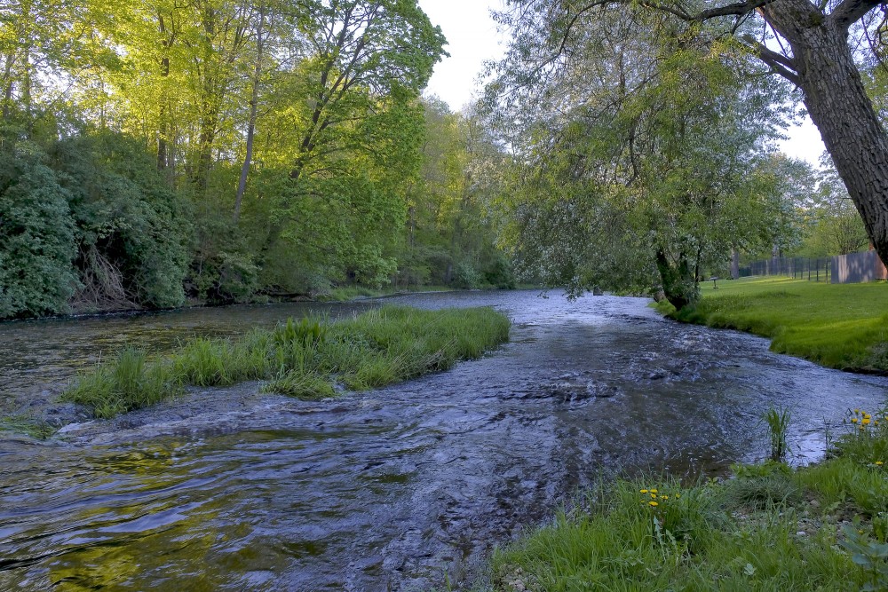 Iecavas upe tek cauri Iecavai