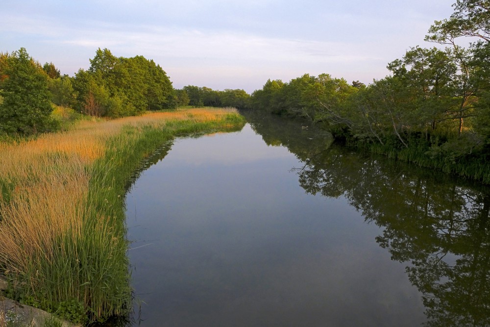 Užavas upe netālu no ietekas jūrā Užavas upe netālu no ietekas jūrā