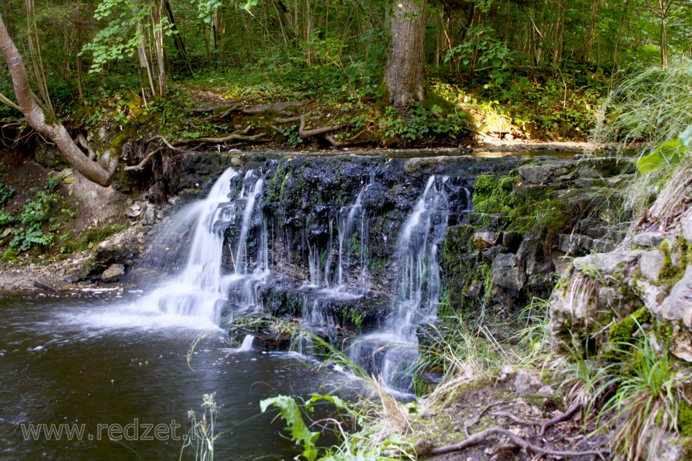 Ivande lower waterfall, Latvia