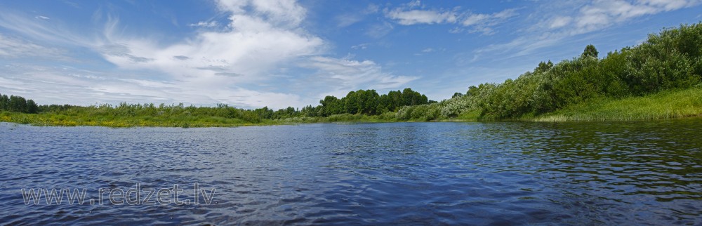 Daugavas panorāma pie Jersikas