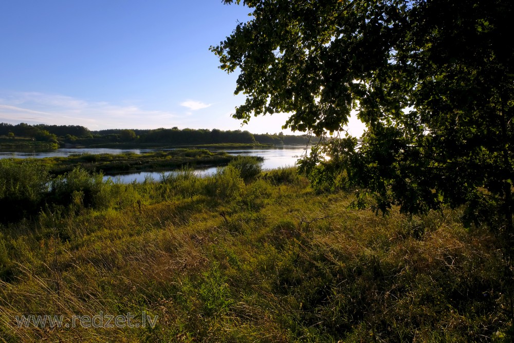 River Daugava Landscape in Līvāni municipality