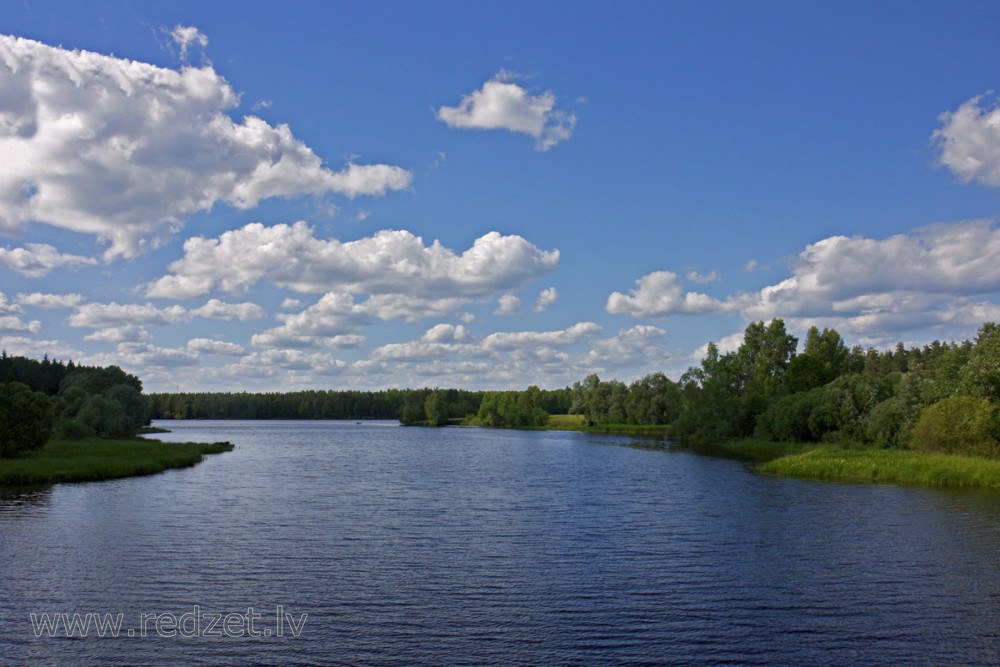 Pikstere Estuary In The Daugava 