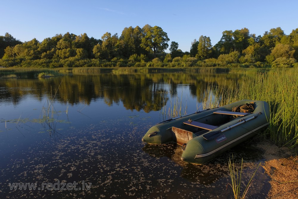 River Daugava Landscape in Līvāni municipality