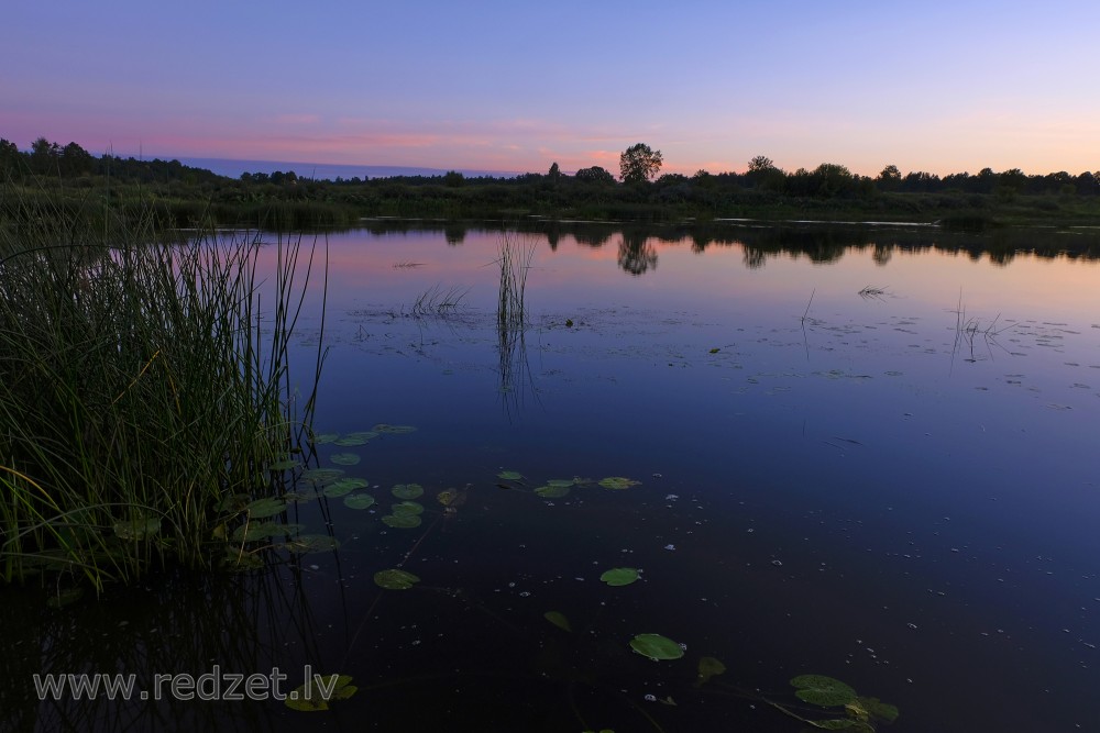 River Daugava Landscape in Līvāni municipality