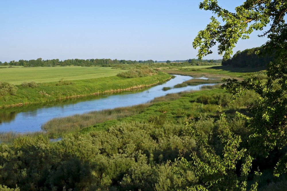 Lielupe in the section from Bauska to Emburga