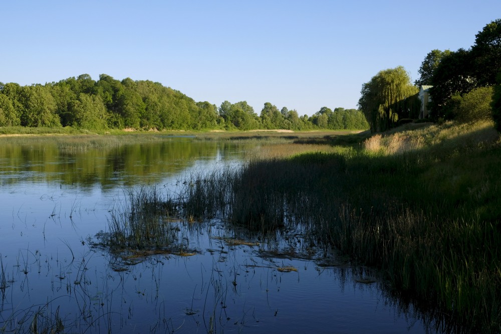 Lielupe near Mežotne Castle