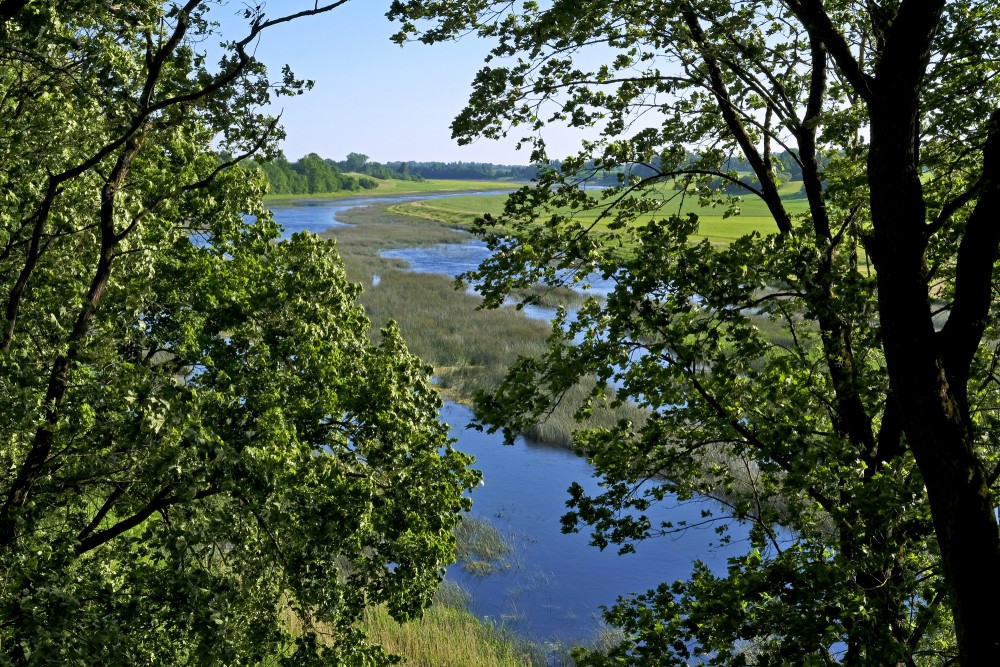 View Of Lielupe From Mežotne Castle Mound