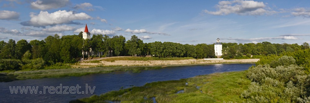 Daugavas panorāma pie Krustpils