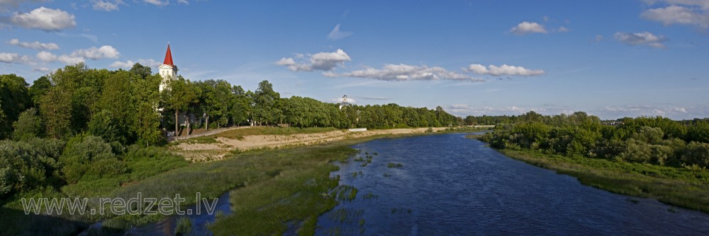 Daugavas panorāma pie Krustpils