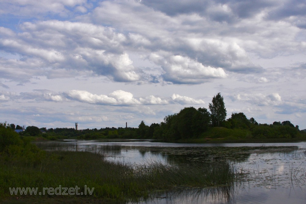 Dubna River Mouth in Daugava