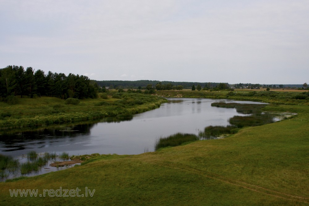 River Venta landscape, Latvia