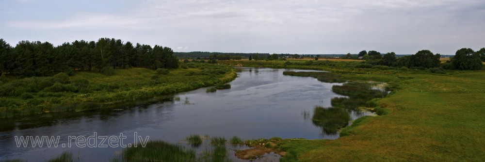 Panorama Venta river, Latvia