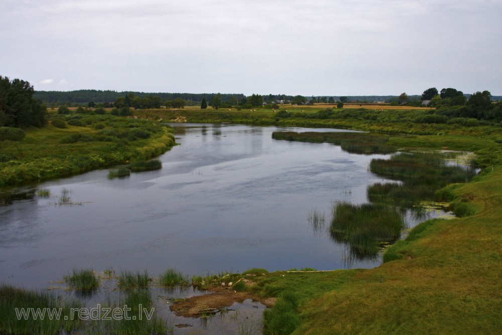 River Venta landscape, Latvia