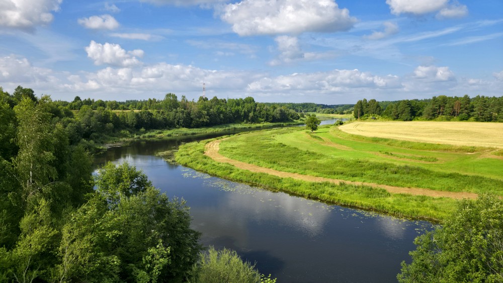 Skats uz Ventas lokiem no Melnās kolkas