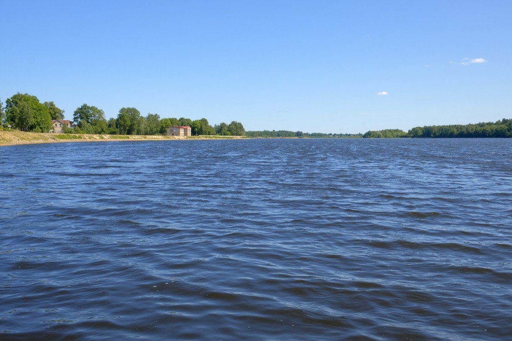 Daugava near Pļavinas Town