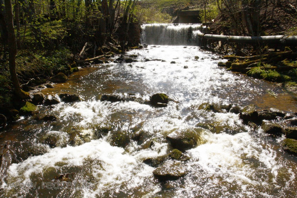 The First Waterfall on the River Ieriķupīte