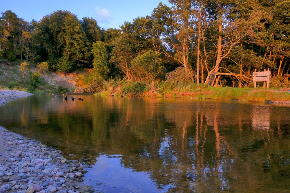 Rīvas ieteka jūrā