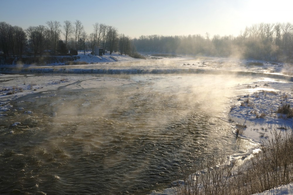 Venta Rapid in Winter, Fog