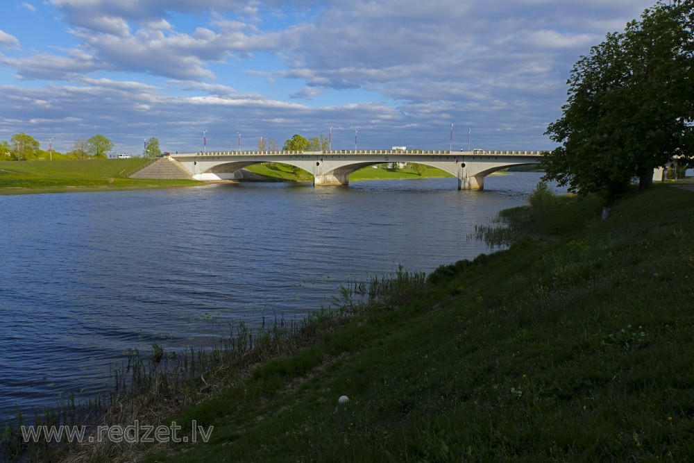 Lielupe Bridge in Jelgava