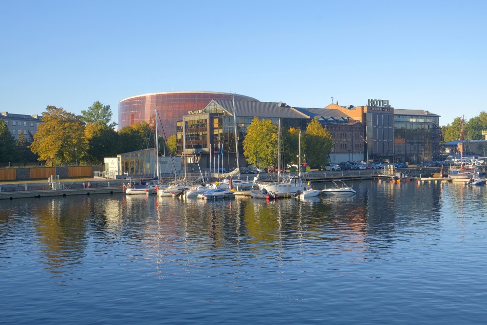 View of Liepaja Marina