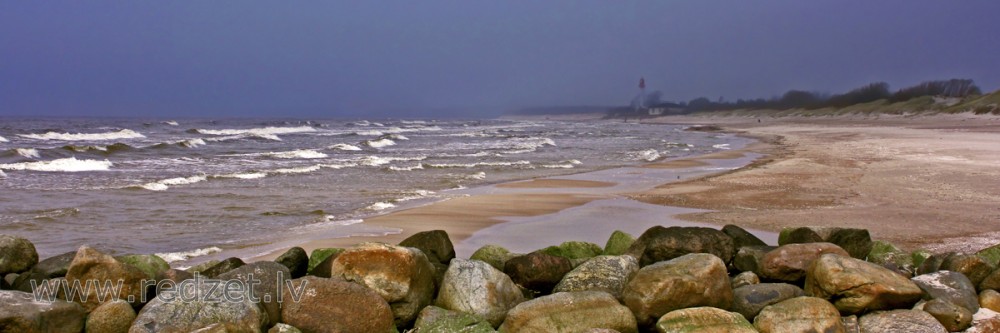 Baltic Sea near Pape Lighthouse