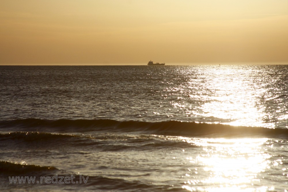 Baltic Sea Sunset Landscape