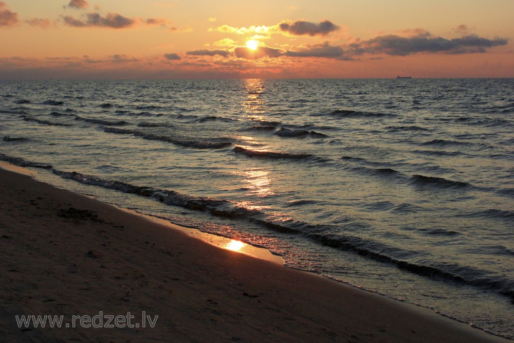 Sunset in the Seaside of Vecāķi