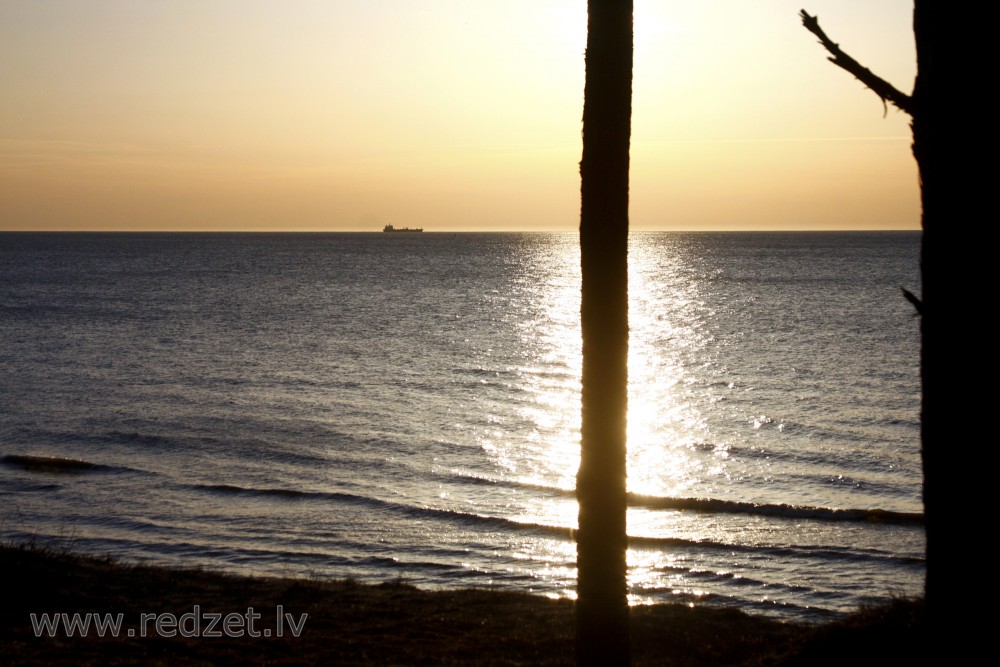 Baltic Sea Sunset Landscape
