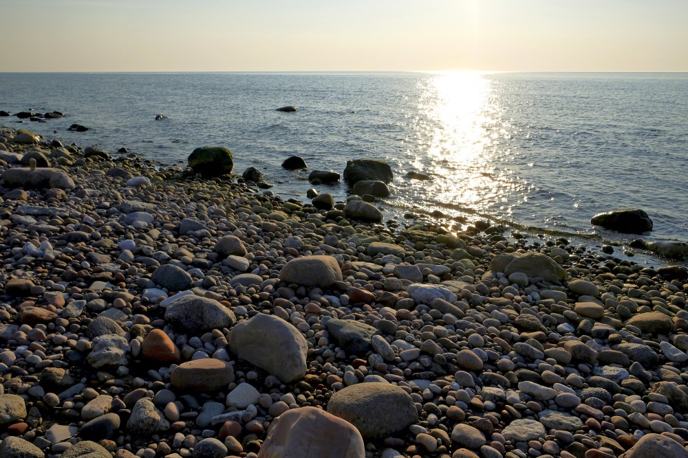 Saules atspīdums jūrā