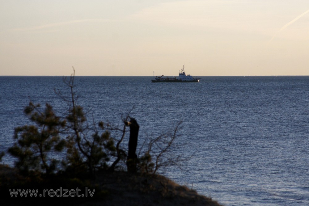 Ship Close to Shore