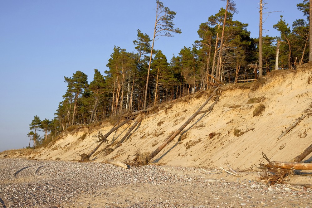 Steep coast, Baltic Sea Coastline, Latvia