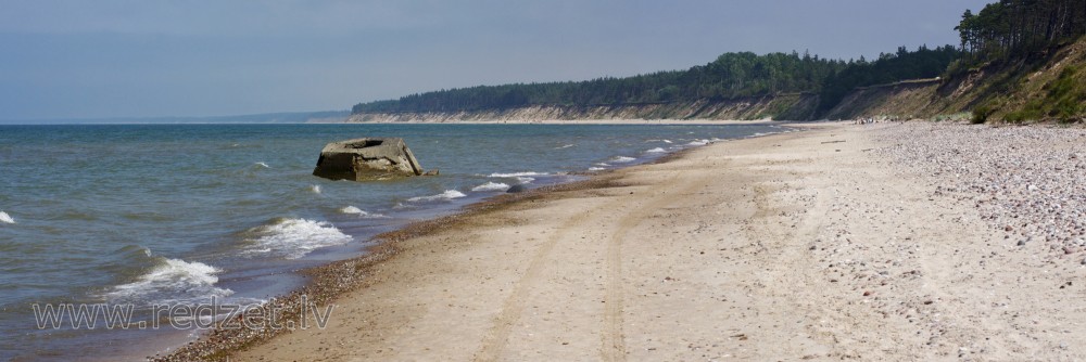 Jūrkalnes stāvkrasta panorāma