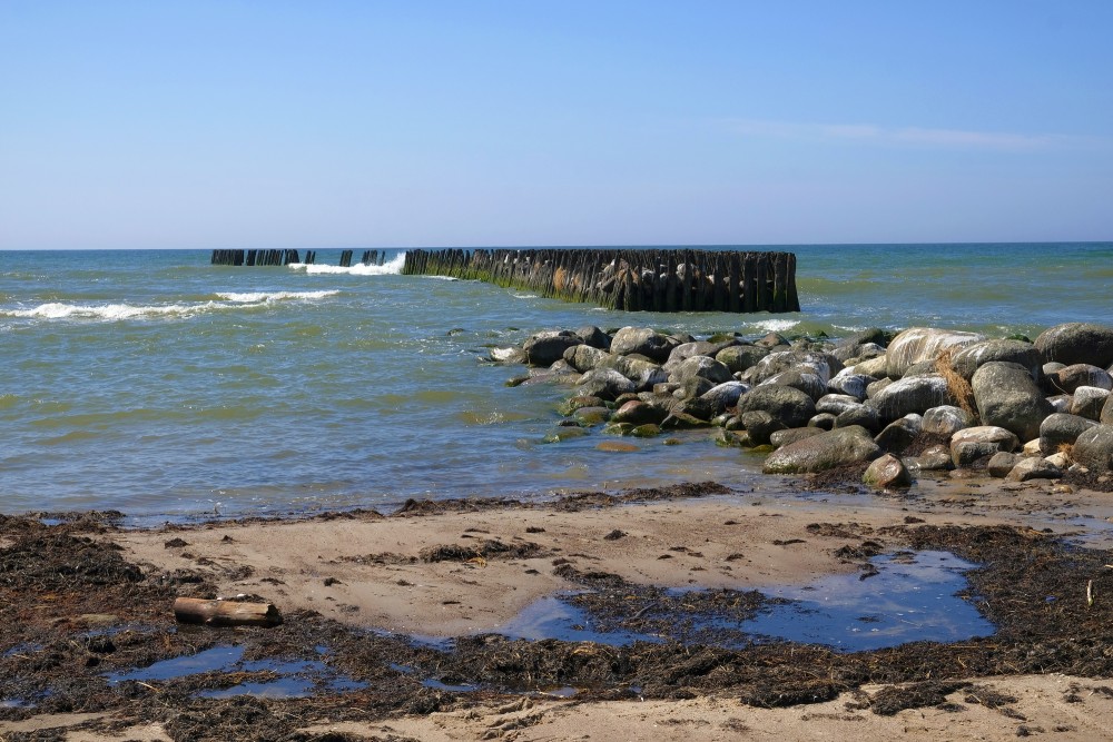 Old Pier in Pape, Latvia