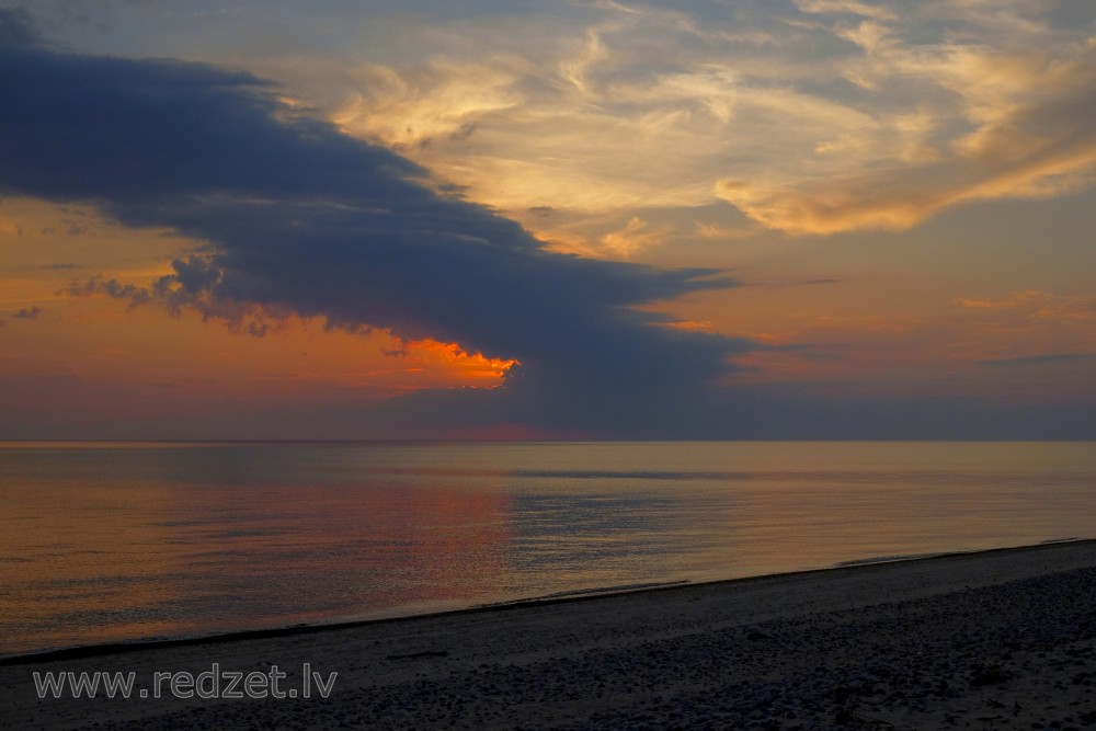 Gorgeous Sunset in the Baltic Sea