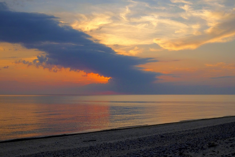 Gorgeous Sunset in the Baltic Sea