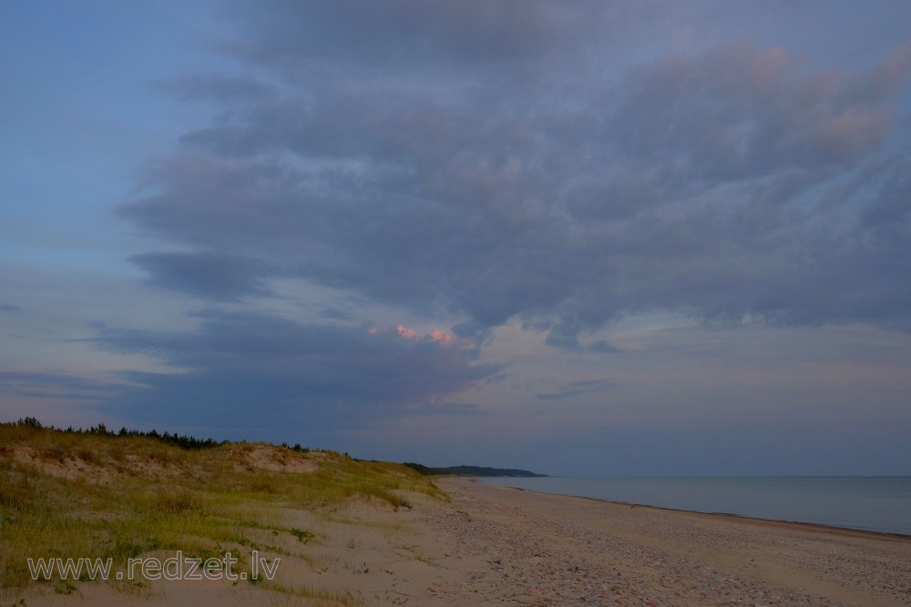 Kurzeme Seaside Landscape in the Evening Light