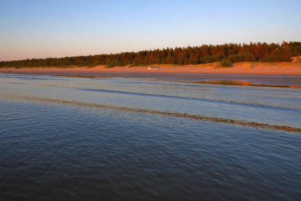 Mazirbes pludmale vakarā