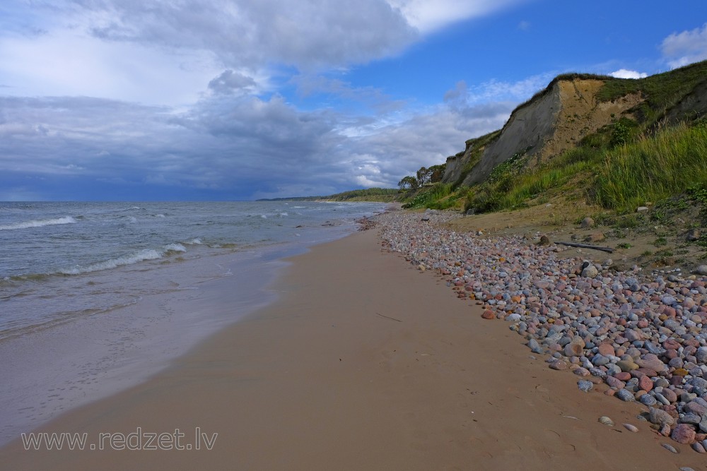 Jūras ainava starp Pāvilostu un Jūrkalni