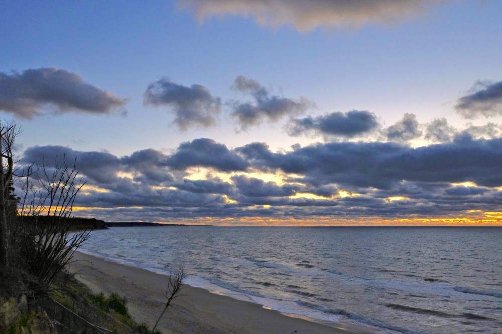 Sunset in Jurkalne, Cloudy Sky
