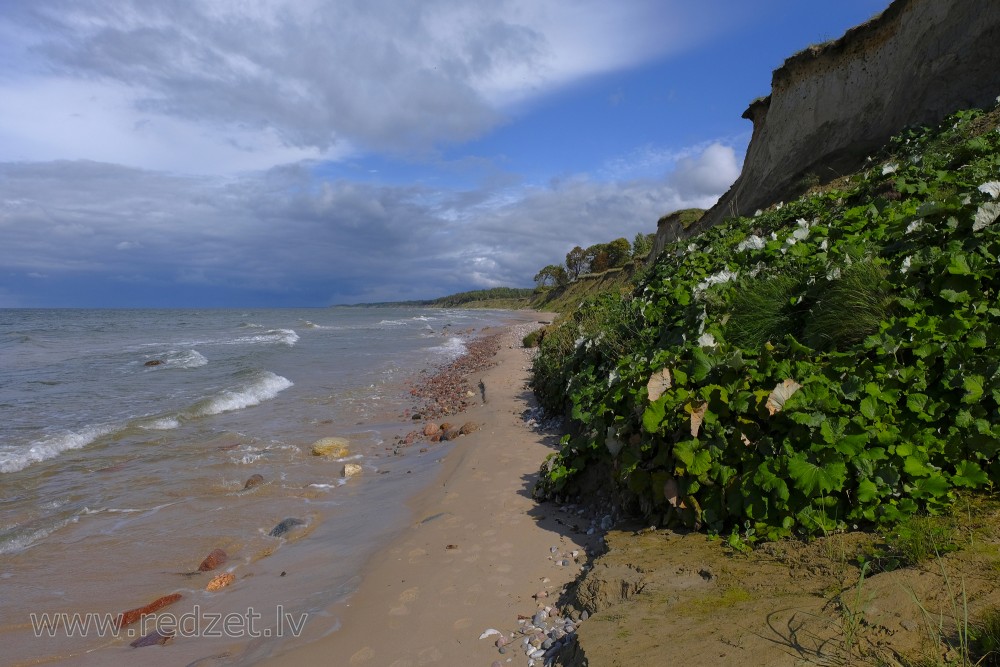 Jūras ainava starp Pāvilostu un Jūrkalni
