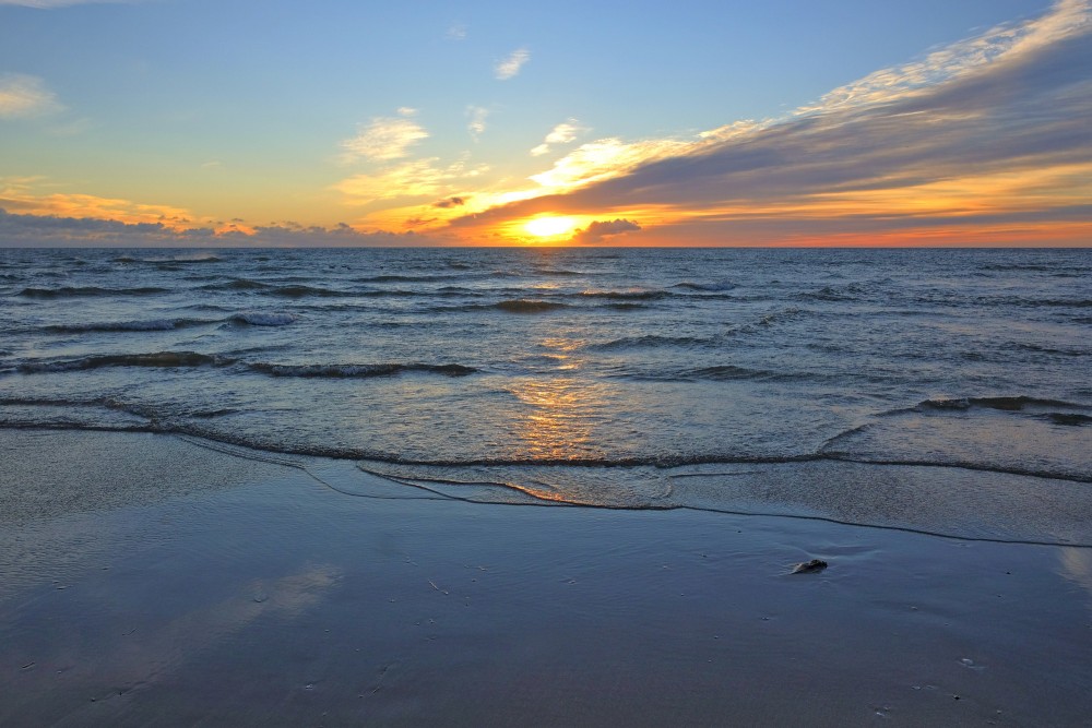 Sunrise in the Baltic Sea