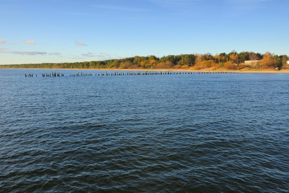 The Sea near Kolka, Pier