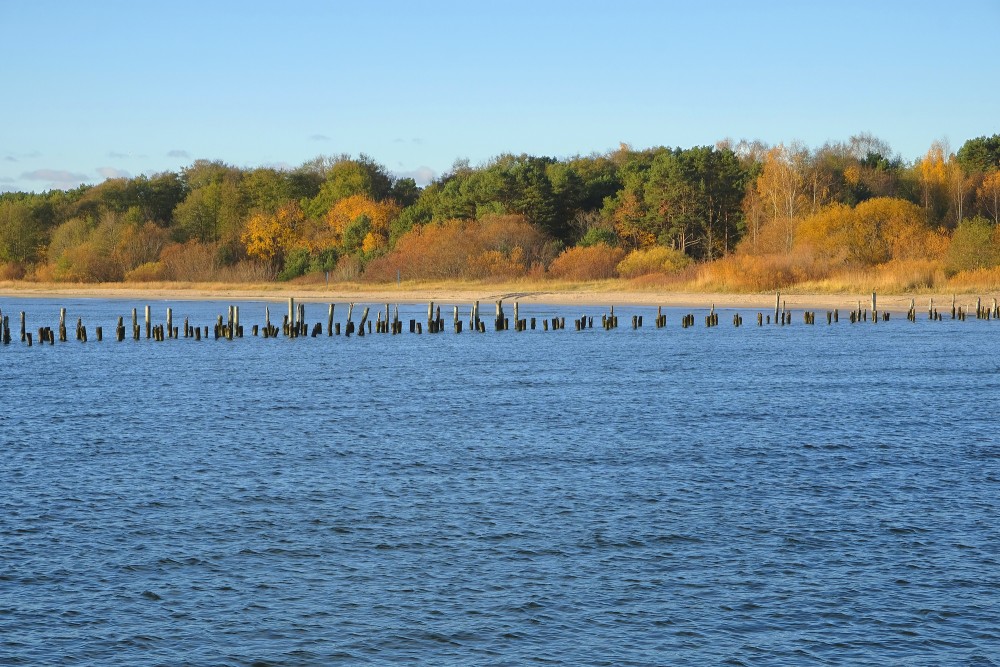 The Sea near Kolka, Pier